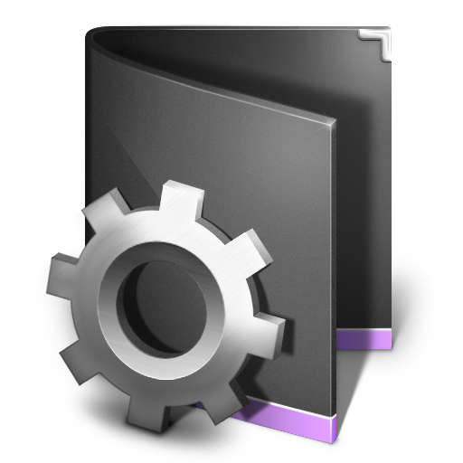 Smart Folder Black Icon 512x512 png